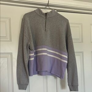 American Eagle Outfitters women’s Gray and Purple Sweatshirt